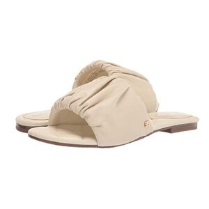 Sam Edelman Briar Mini Slide Sandals in Ivory Leather size 13